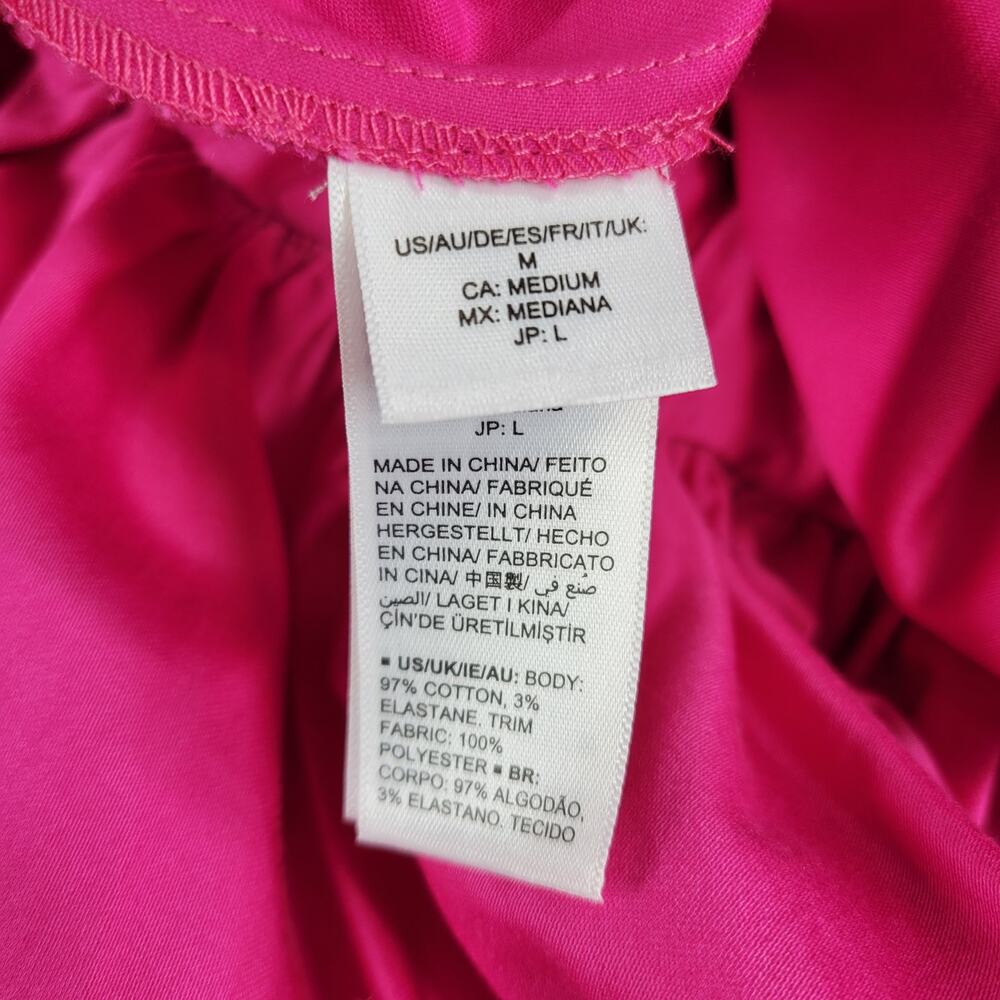 Making the Cut Designer Sienna High Low Dress Medium Magenta Ruffle Flounce New - Picture 10 of 16